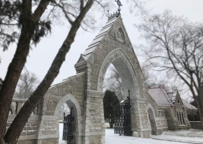 Oak Grove Cemetery Entrance